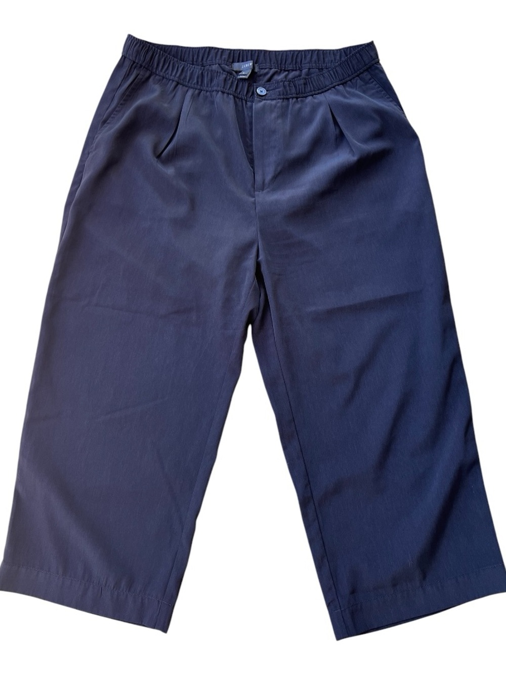 J.Crew Wide-Leg Cropped Trouser Pants